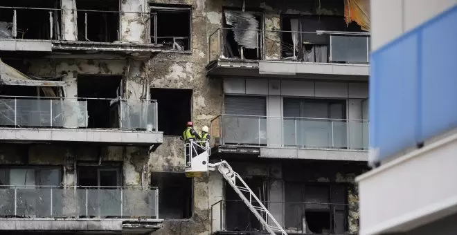 El incendio del edificio de València empezó en un electrodoméstico de una cocina