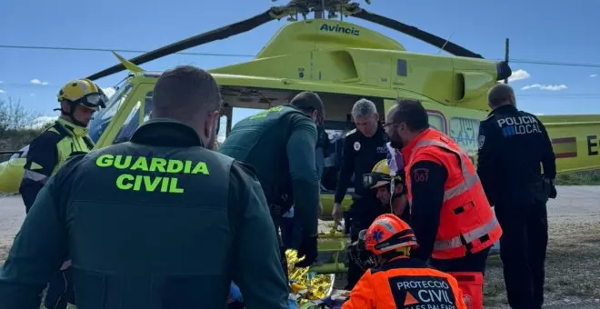 Siete heridos graves y 17 leves al volcar un autobús del Imserso en Mallorca