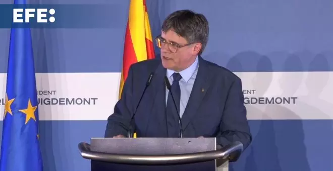 Puigdemont habla de referéndum y ofrece una lista unitaria con ERC