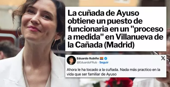 "Ahora lo llaman Villanueva de la Cuñada": perplejidad ante el nuevo puesto de una familiar de Ayuso en un ayuntamiento