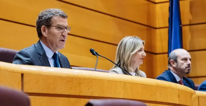 El PP se guarda la carta del veto a la amnistía en el Senado para agitar el cierre de la campaña catalana