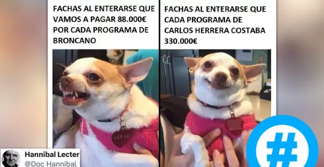 "?Qué bonito el perro, ¿cómo se llama? ?Ministerio de Vivienda ?¿Muerde? ?Qué va, no hace nada"