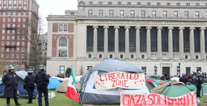 Las protestas propalestinas de la Universidad de Columbia se contagian a otros campus