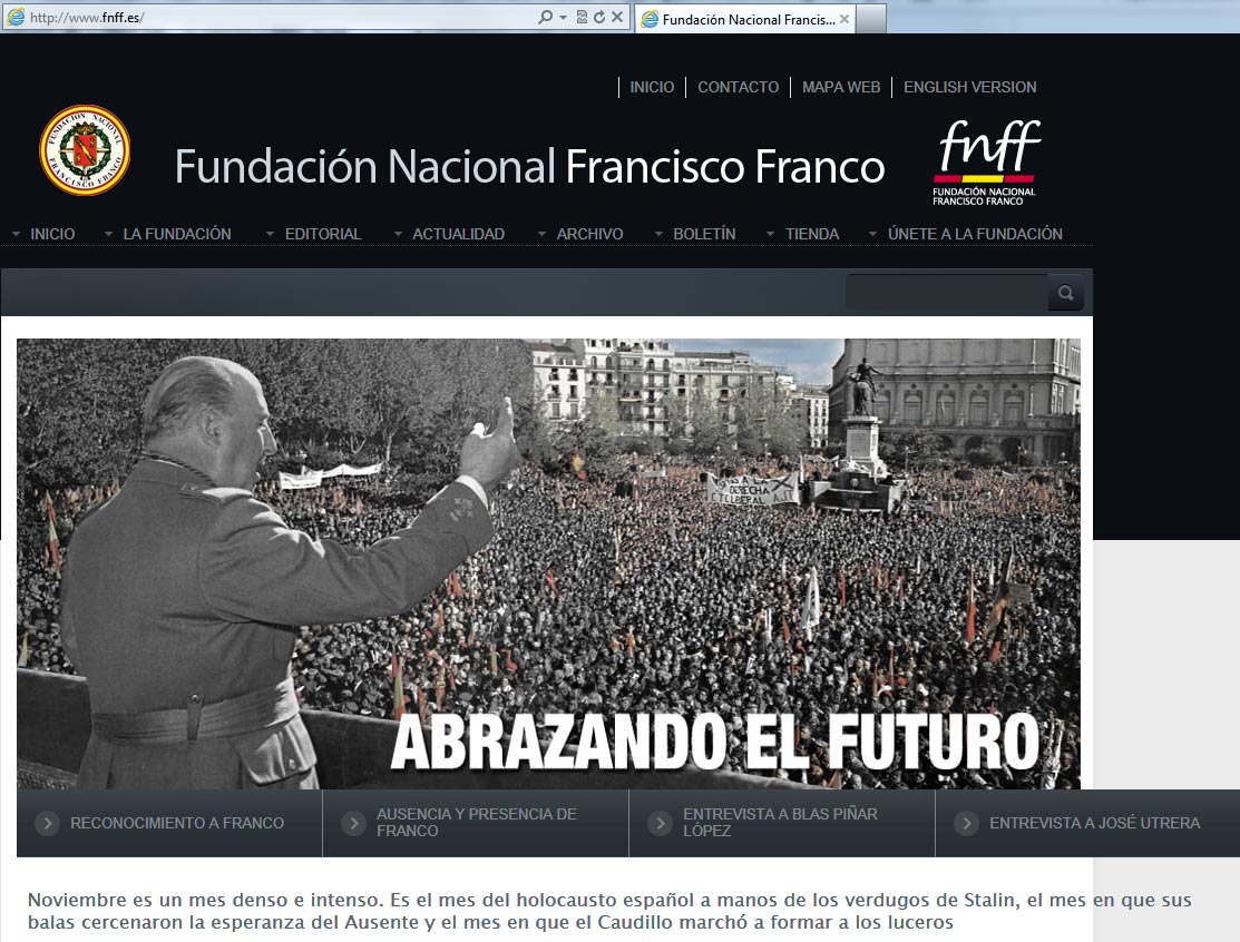 Resultado de imagen de fotos de la fundación Francisco Franco