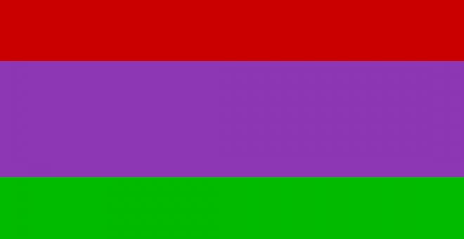 Otras miradas - El espacio violeta, verde y rojo