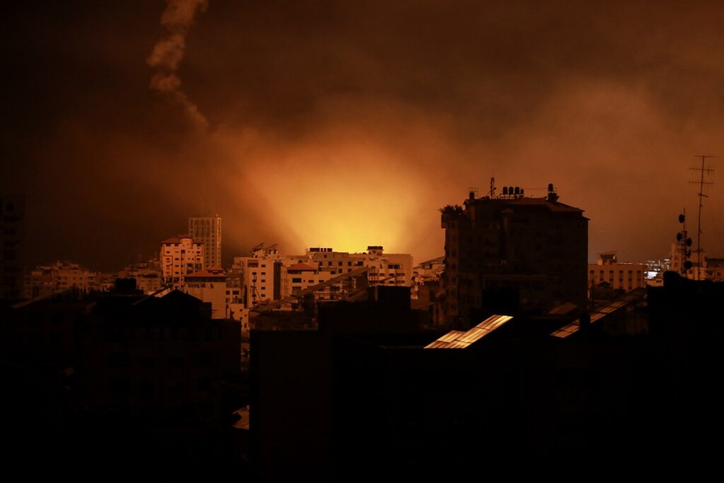 Bombas en Gaza