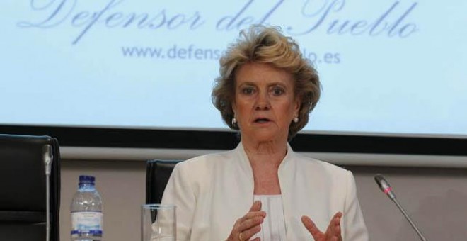 La titular del Defensor del Pueblo, Soledad Becerril.