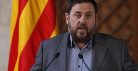 Oriol Junqueras, el líder de Esquerra Republicana de Catalunya.