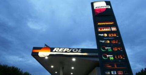 Gasolinera de Repsol.