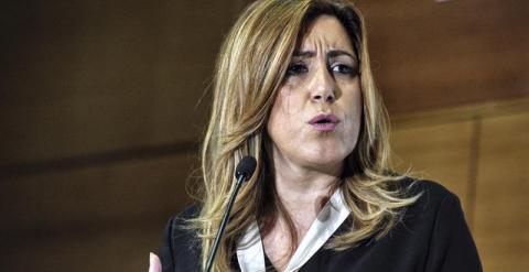 La presidenta de la Junta de Andalucía y secretaria general del PSOE andaluz, Susana Díaz.