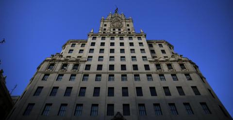 Edificio de Telefónica en la Gran Vía de Madrid.  REUTERS