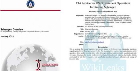 Portadas del manual secreto de la CIA y de la filtración de Wikileaks