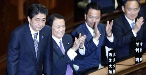 Shinzo Abe tras ser reelegido primer ministro de Japón en el Parlamento. /REUTERS