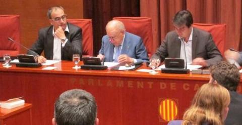 El expresident Jordi Pujol, en su comparecencia en el Parlament el pasado 26 de septiembre. E.P.
