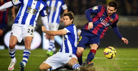Messi, durante el partido. REUTERS/Vincent West