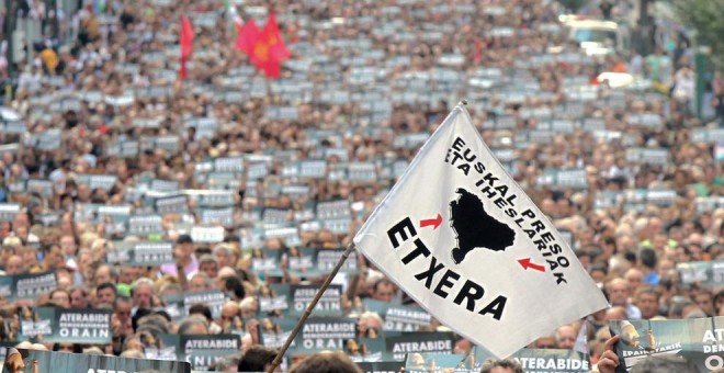 Foto de archivo de una protesta a favor de los presos de ETA. EFE