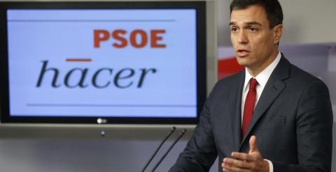 El secretario general del PSOE, Pedro Sánchez. -EFE/CHEMA MOYA