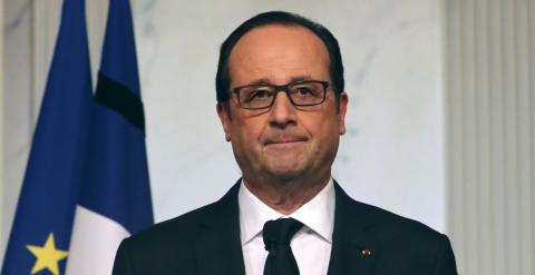 François Hollande se dirige a la nación. /REUTERS