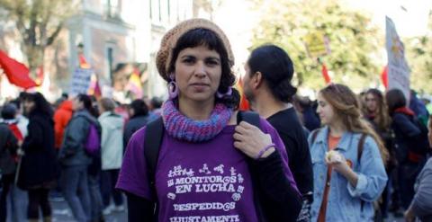 Las eurodiputada de Podemos Teresa Rodríguez. -JAIRO VARGAS