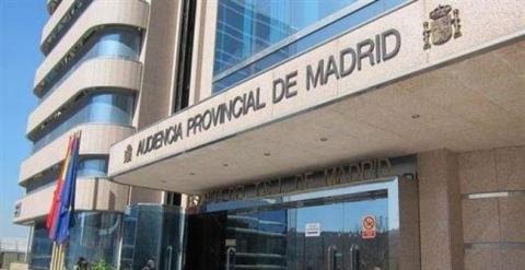 Entrada de la Audiencia Provincial de Madrid. EFE