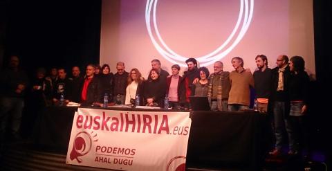 Acto de Euskal Hiria este mismo sábado. DANILO ALBIN