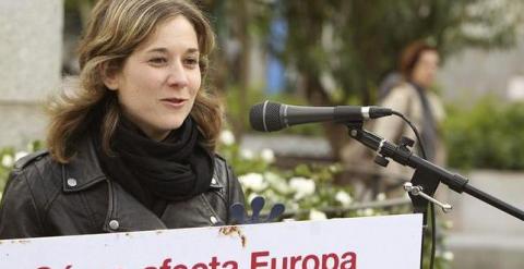 Marina Albiol, pportavoz de La Izquierda Plural en el Parlamento Europeo. / EFE