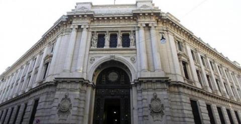 Detalle del edificio del Banco de España, en Madrid. REUTERS