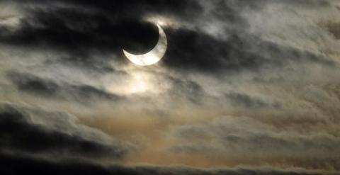 Fotografía de un eclipse solar. /NASA