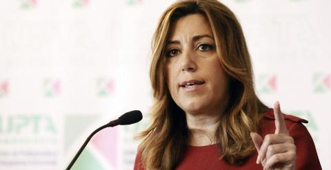 La presidenta de la Junta, Susana Díaz,