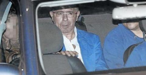 Francisco Granados a su salida de los juzgados de Majahonda tras ser detenido en la Púnica.