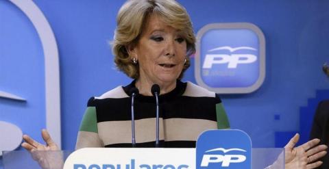 La candidata del PP a la Alcaldía de Madrid, Esperanza Aguirre. /EFE