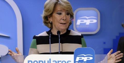 La candidata del PP a la Alcaldía de Madrid, Esperanza Aguirre. /EFE
