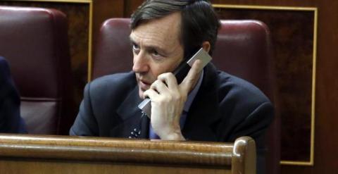 Rafael Hernando, en el Congreso hace unos días. EFE/J.J.Guillen