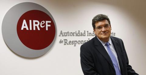 El presidente de la Autoridad Independiente de Responsabilidad Fiscal (AIReF), José Luis Escrivá. EFE