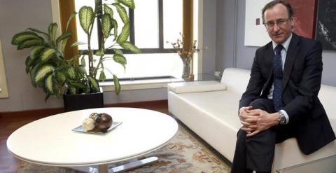 El ministro de Sanidad, Alfonso Alonso, en un momento de su entrevista con Efe. KIKO HUESCA