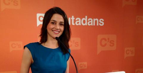 La portavoz de Ciudadanos en el Parlament catalán, Inés Arrimadas. Foto: Ciudadanos.org