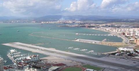 Aeropuerto Internacional de Gibraltar./ Foto: aeropuertos.net
