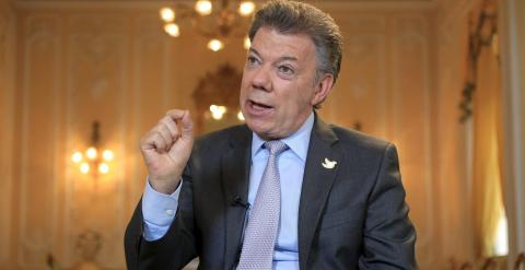 El presidente de Colombia, Juanh Manuel Santos.- REUTERS
