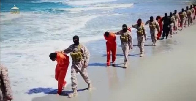 ISIS difunde un nuevo vídeo en el que ejecuta a 28 cristianos en Libia