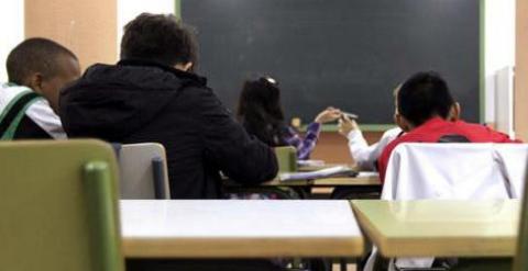 Aula en un colegio público de Madrid. /EFE