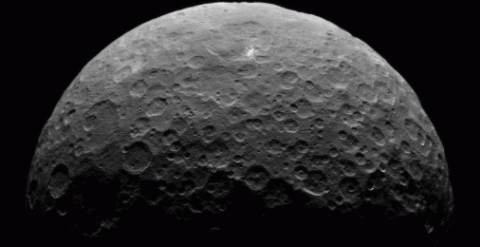 Nueva aparición de puntos brillantes en el planeta enano Ceres
