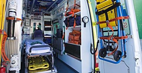 Ambulancia del servicio de SUMMA 112. D.B.