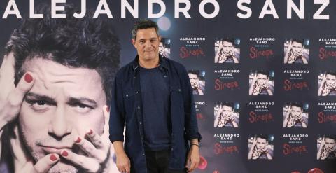 Alejandro Sanz, en la presentación de su nuevo disco. EFE/Ballesteros