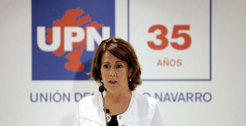La presidenta de Navarra, por UPN, Yolanda Barcina. -EFE