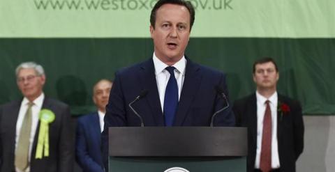 El candidato conservador al Gobierno británico, David Cameron. REUTERS