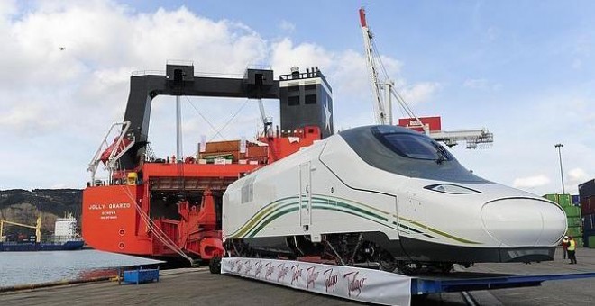 Primeras unidades de los trenes AVE a la Meca.