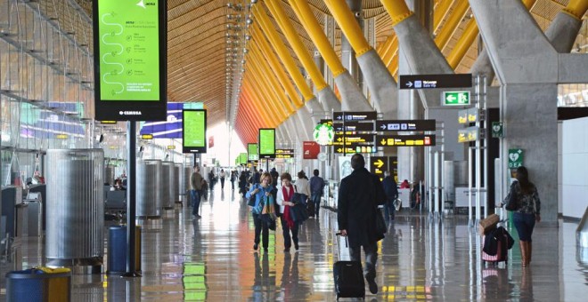 Zona de embarque de la Terminal T4 del Aeropuerto Adolfo Suárez Madrid-Barajas. AENA