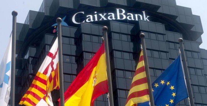 Sede la Caixabank en Barcelona. EFE