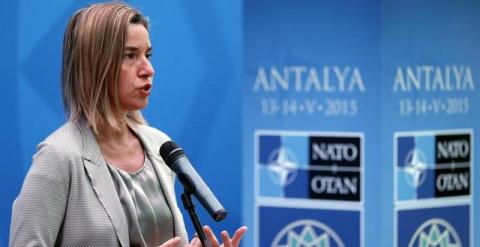 La alta representante de la Unión Europea, Federica Mogherini. - EFE