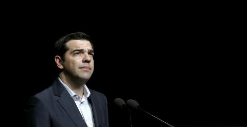 Tsipras en un discurso ante la Federación Empresarial de Grecia. REUTERS